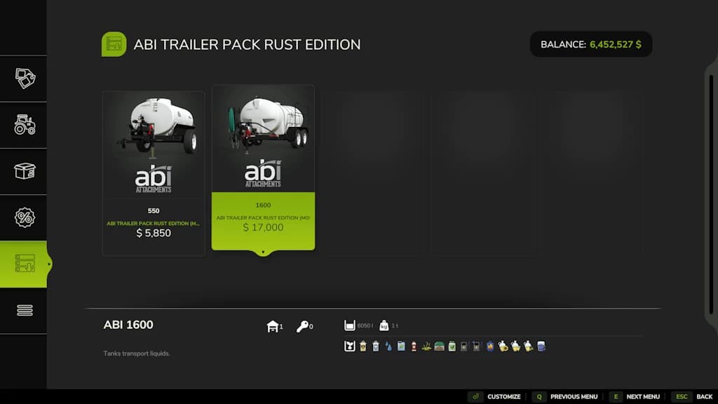 ABI Trailer Pack Rust Edition 2