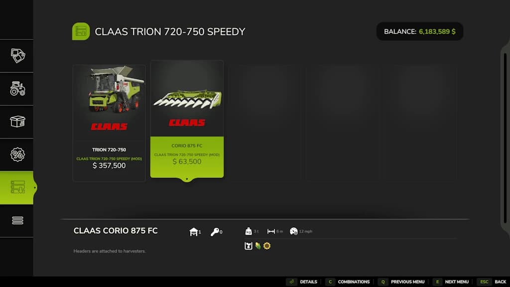 CLAAS TRION 720-750 Speedy 4
