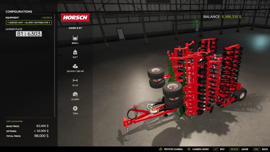 Horsch Joker 8 RT Speedy 2