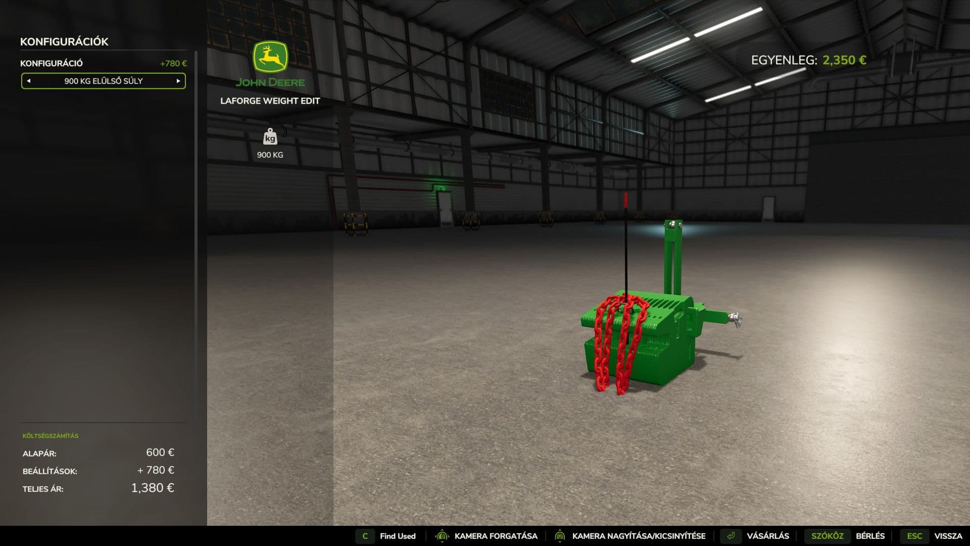 John Deere front weight 3