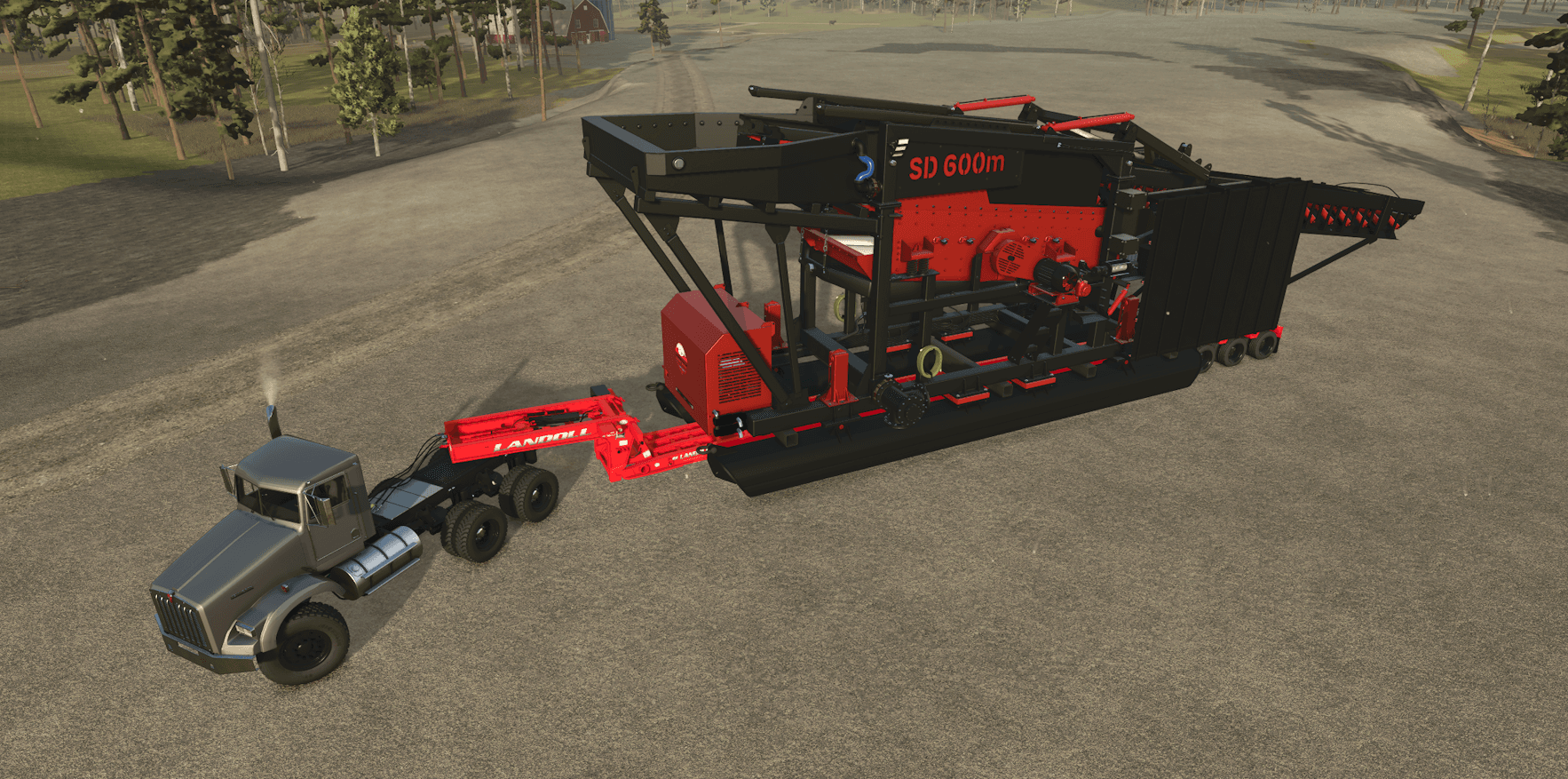 Landoll 2 Beam Lowboy Trailer 8