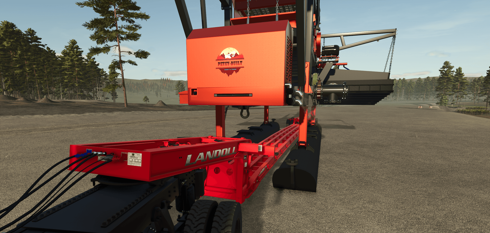 Landoll 2 Beam Lowboy Trailer 5