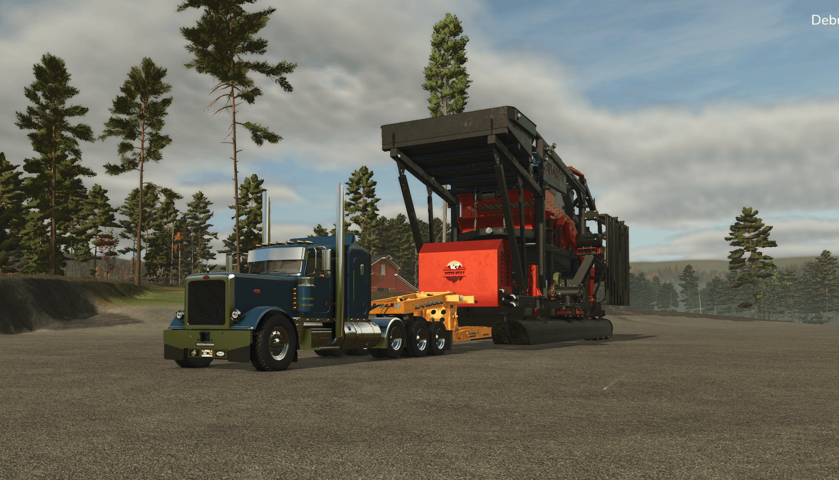 Landoll 2 Beam Lowboy Trailer 3