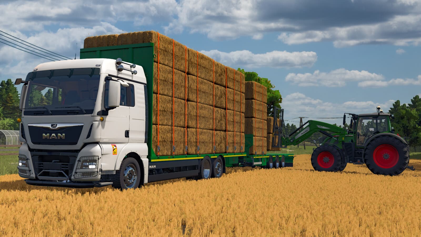 MAN TGX 6x2 Straw Bale 3