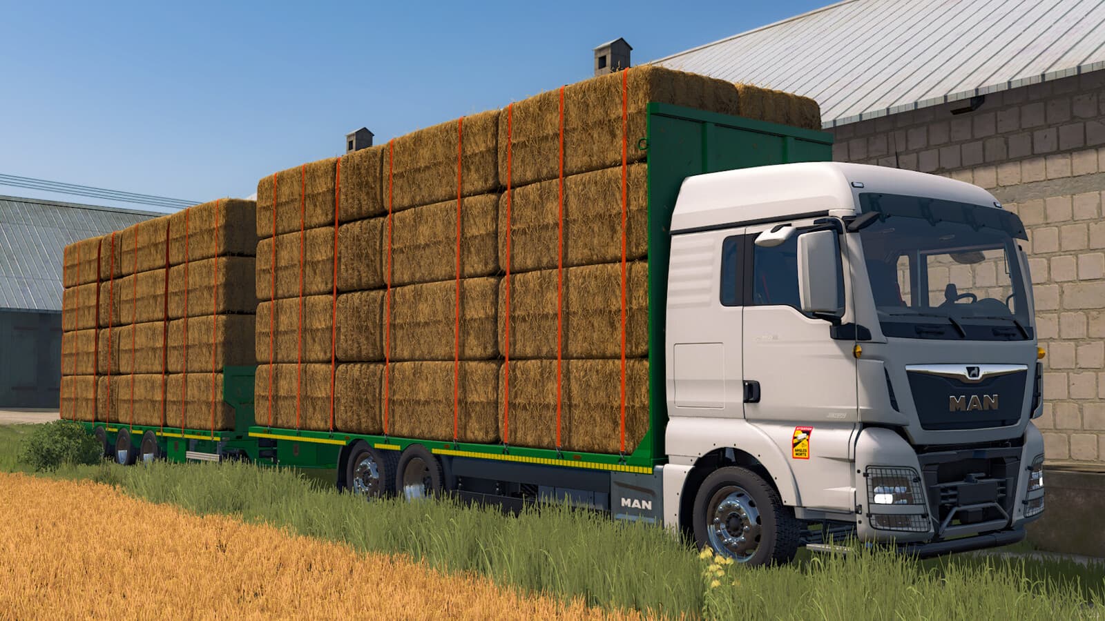 MAN TGX 6x2 Straw Bale 2