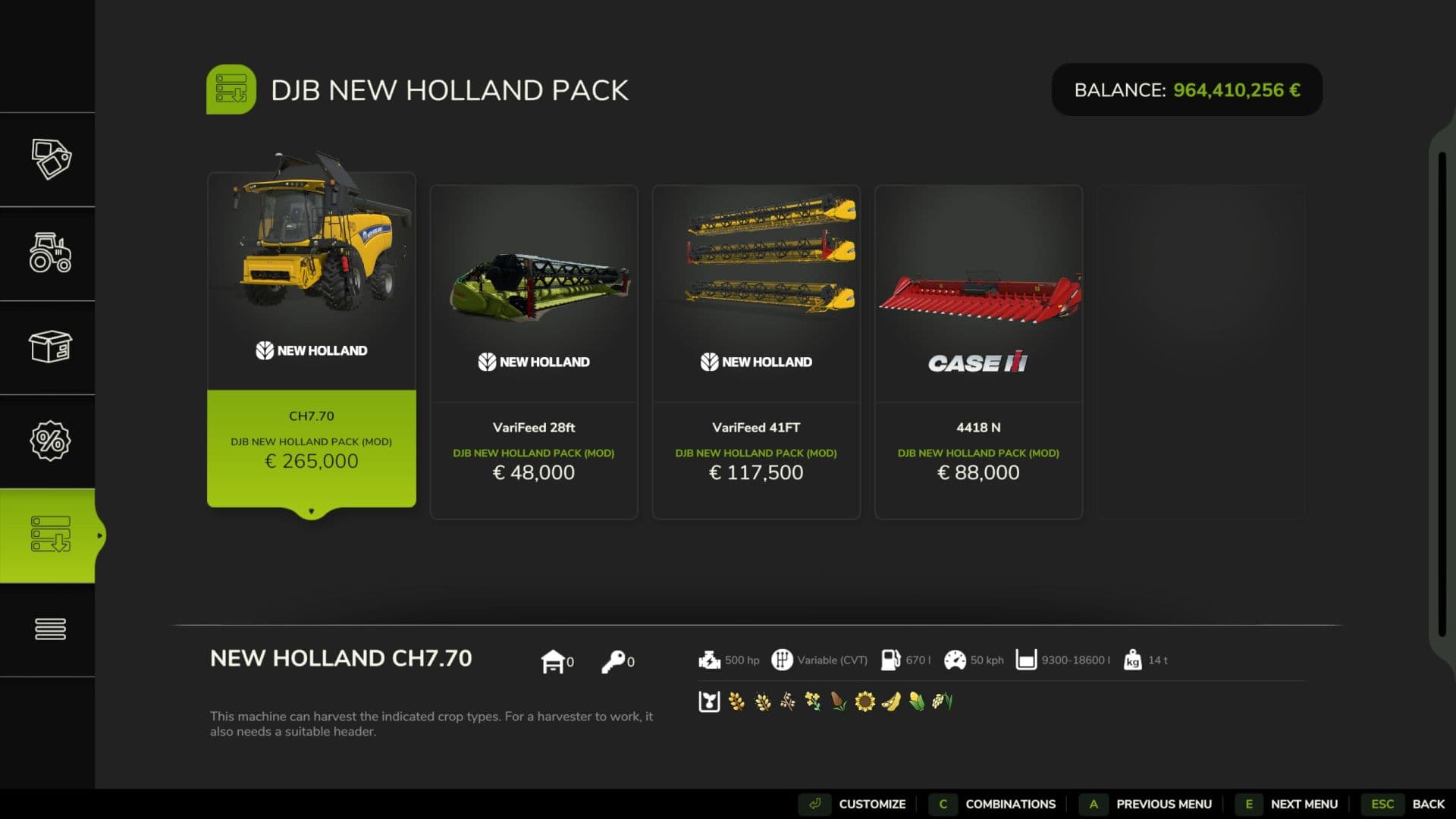 New Holland Pack 2