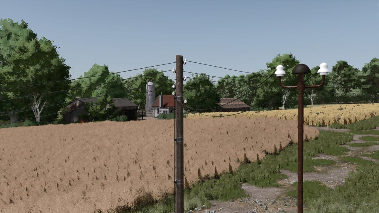 Pack of power poles (Prefab)