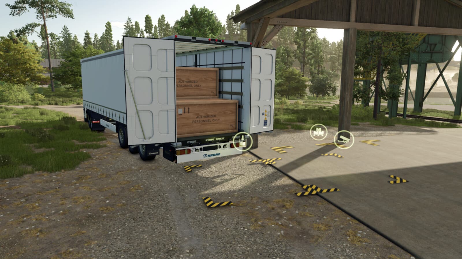 Pallet Silo With Autoload Trailers 2