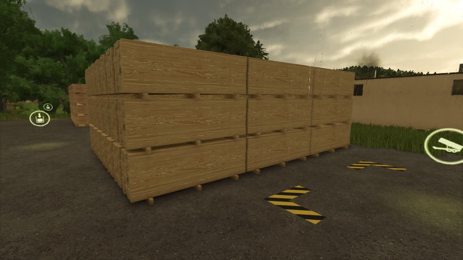 Storage For Pallets Of Boards, Planks, And Wooden Beams 3