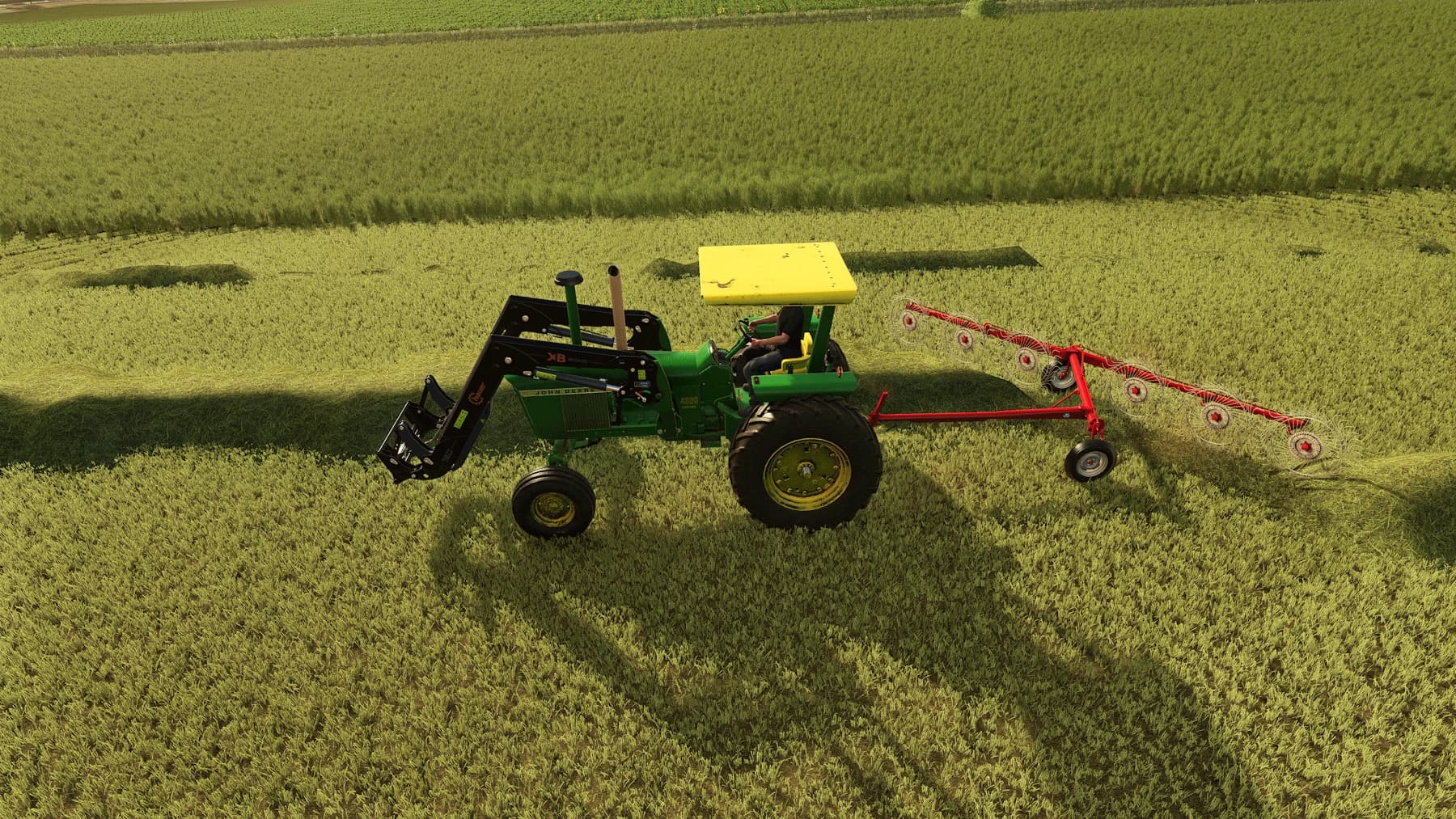 1978 6 wheel hay windrower v1.0 2
