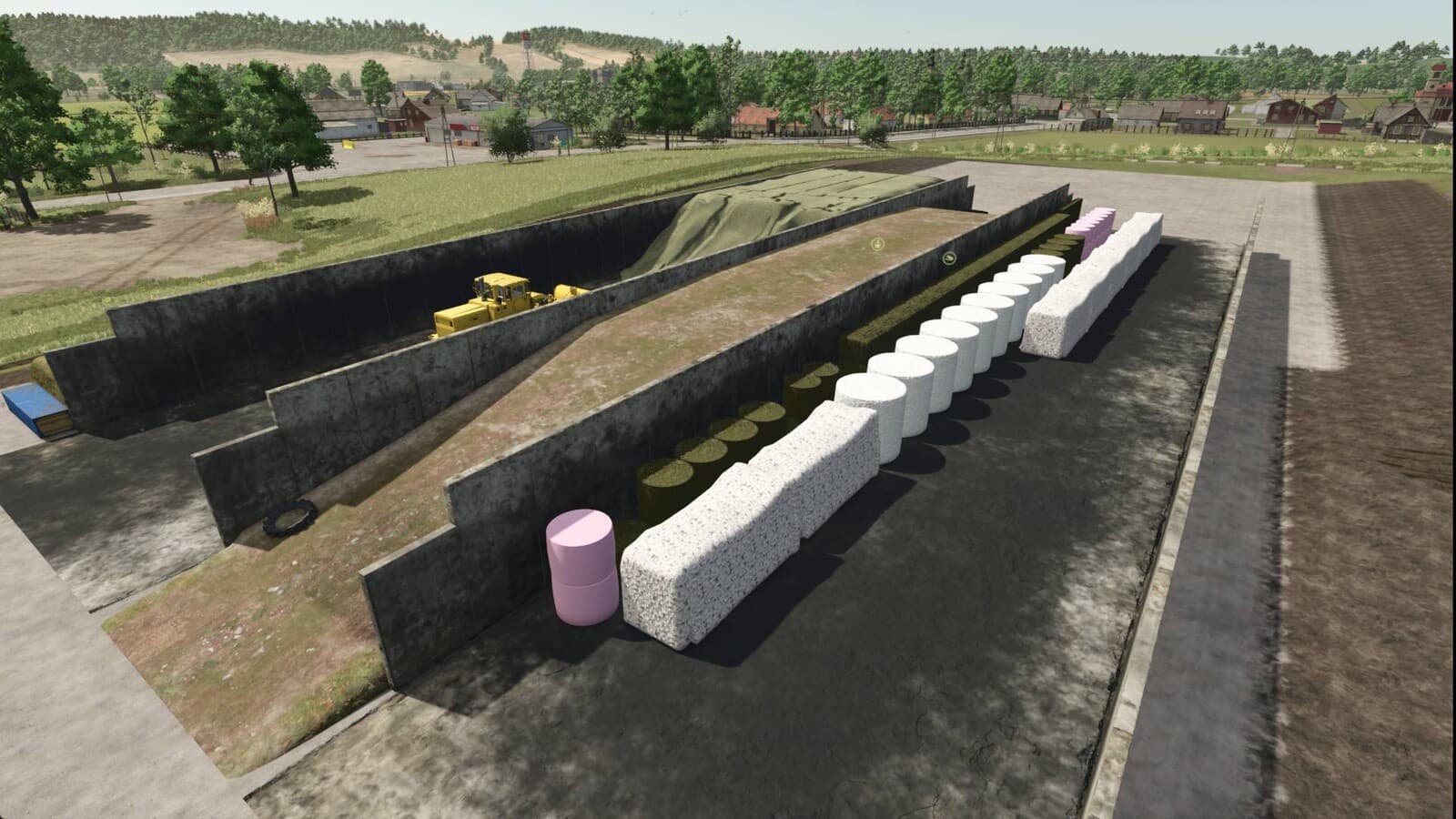 Bunker Silo Bale Storage 4