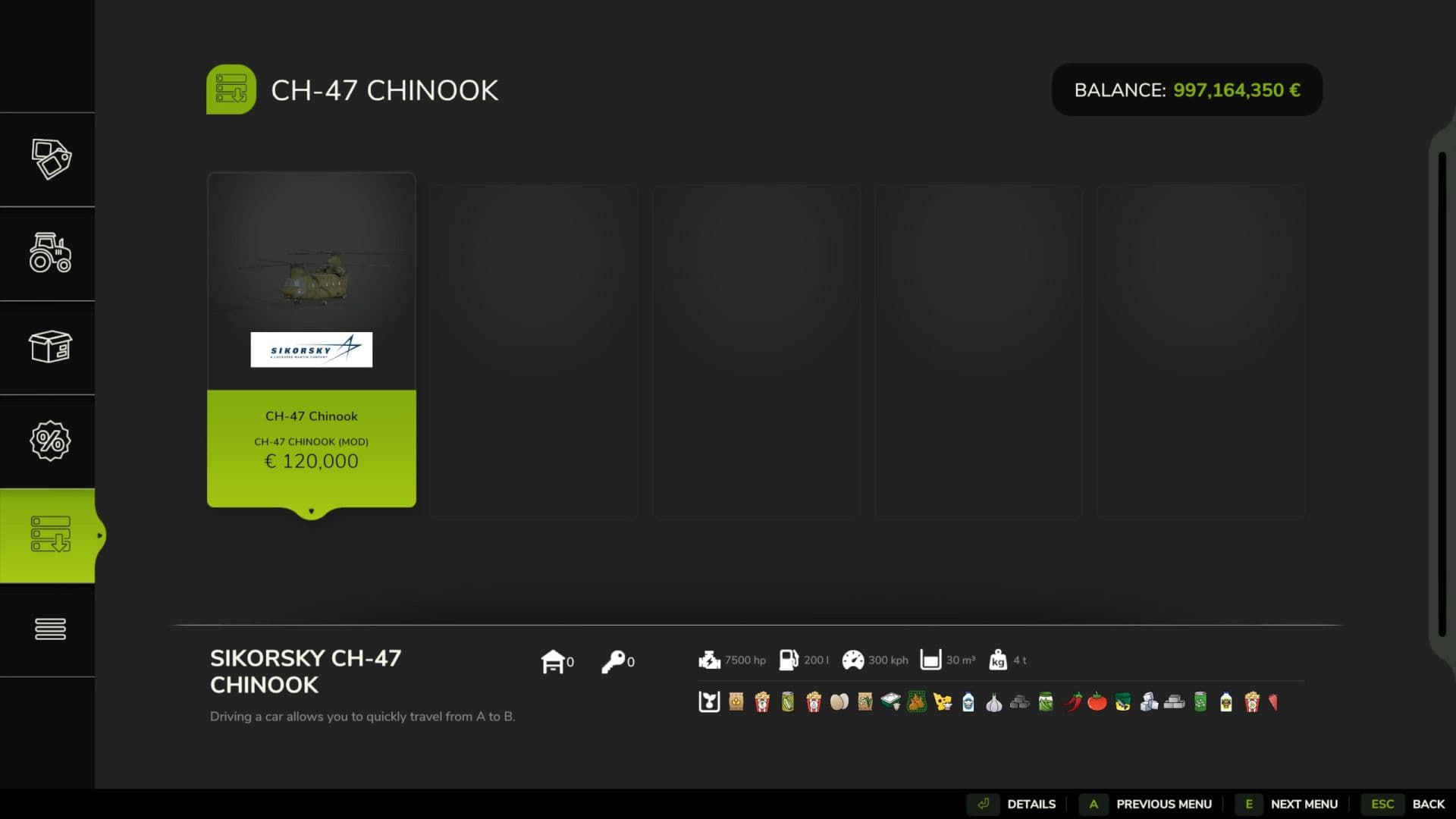 CH47 Chinook Helicopter 4
