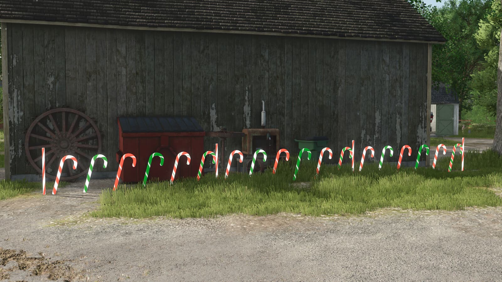 Candy Cane Fence 4