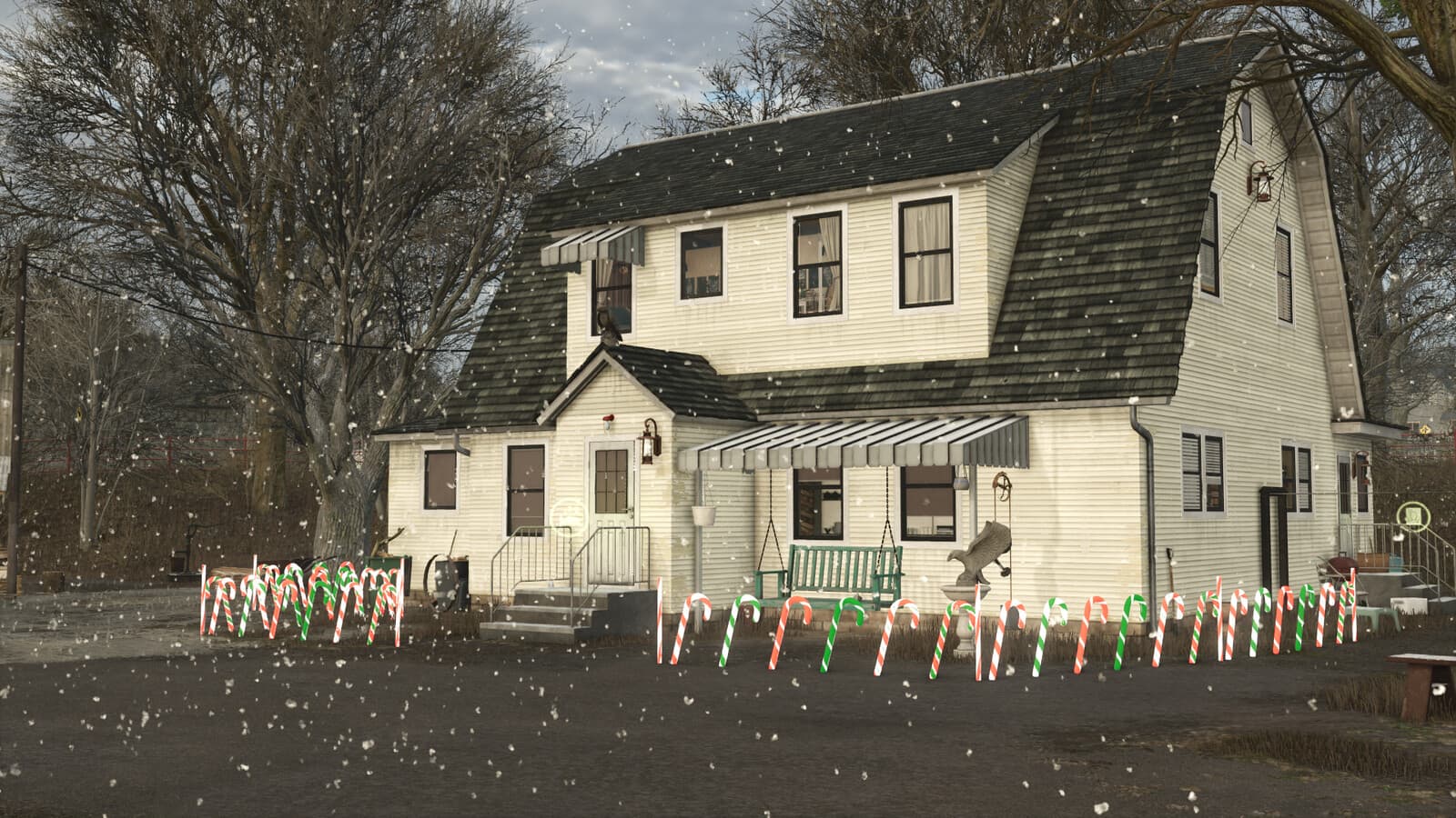 Candy Cane Fence 3