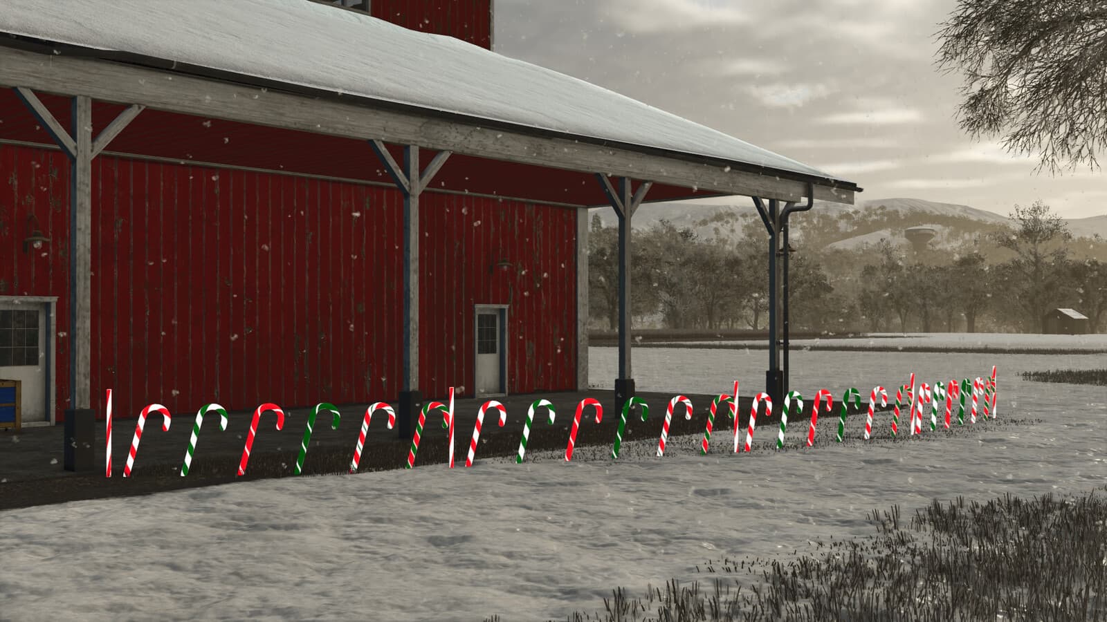 Candy Cane Fence 2