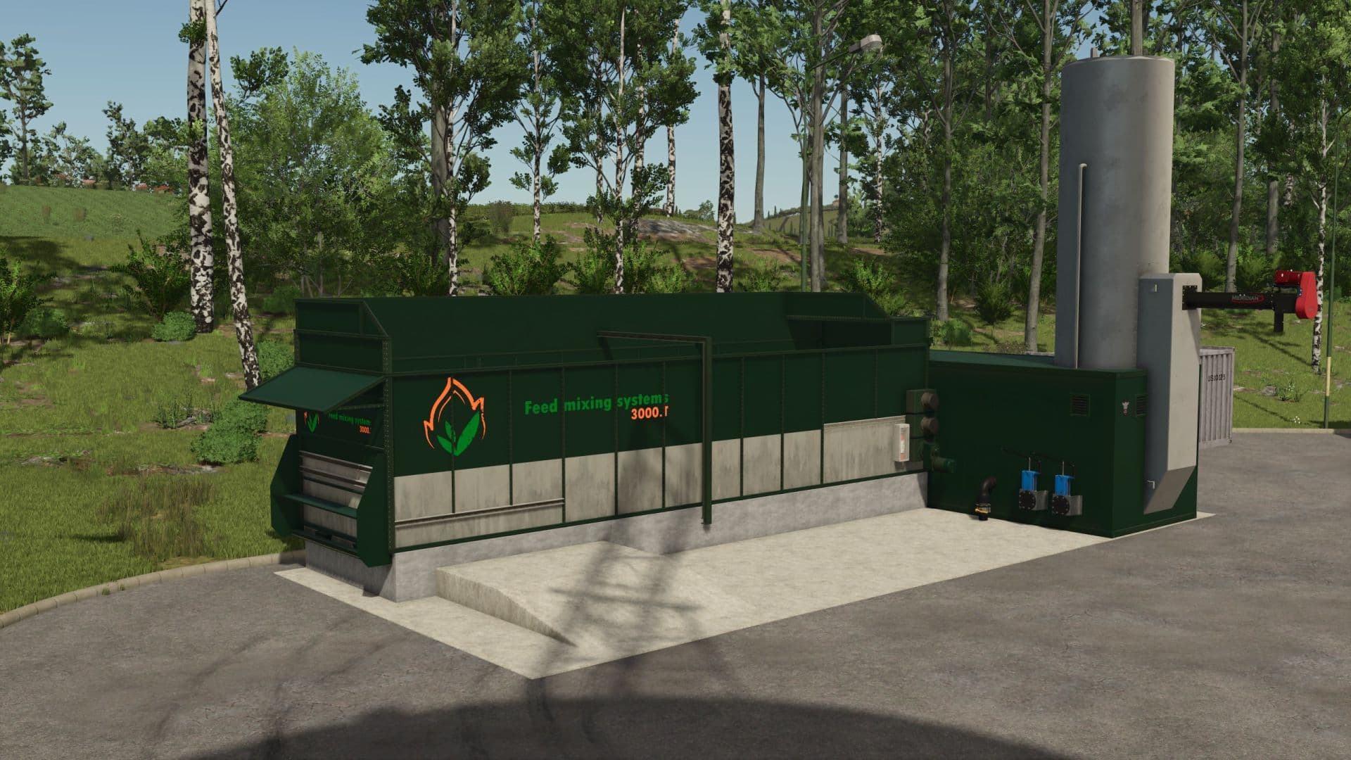 Cow feeding plant 4