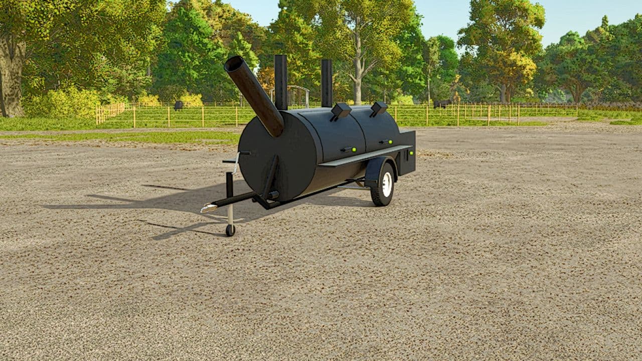 Custom BBQ Pit Trailer 6