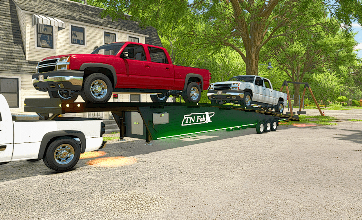 Custom Wedge Car Hauler