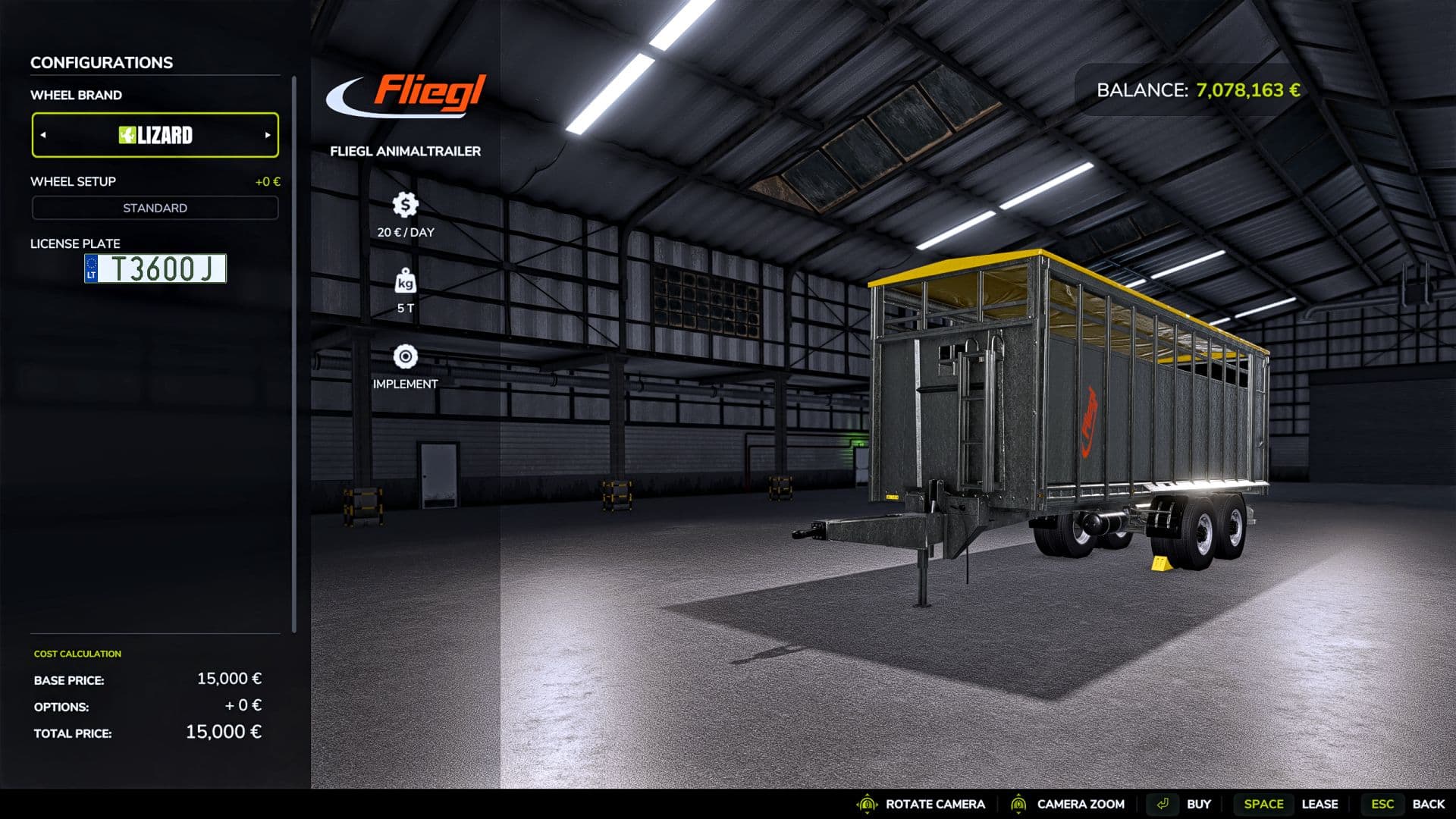 Fliegl Animal Transport Trailer 2