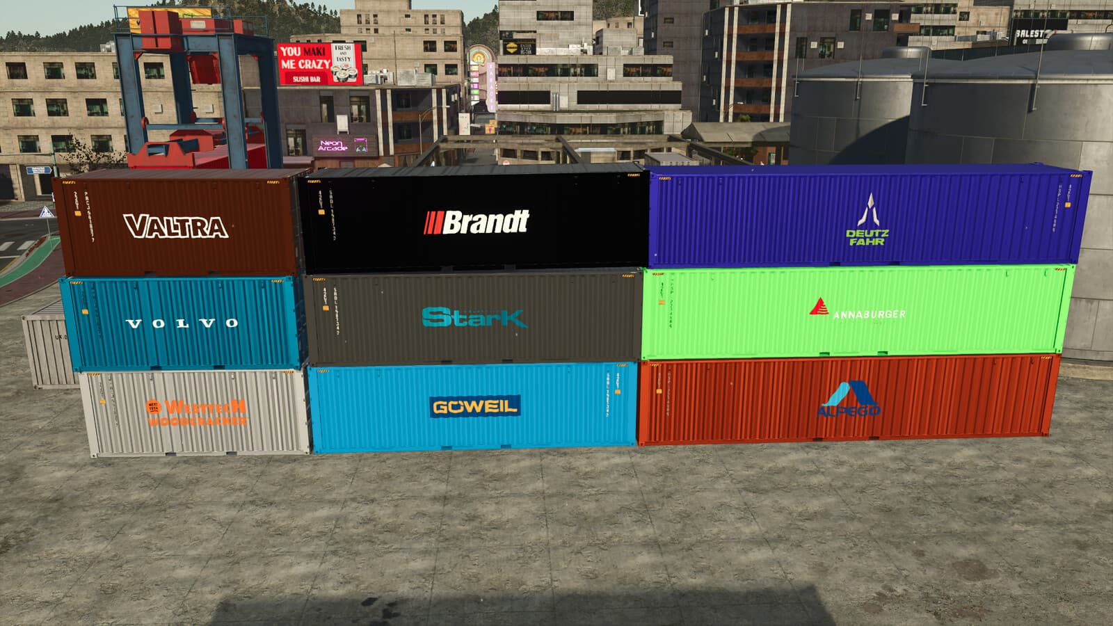 Fliegl Shipping Container Pack 4