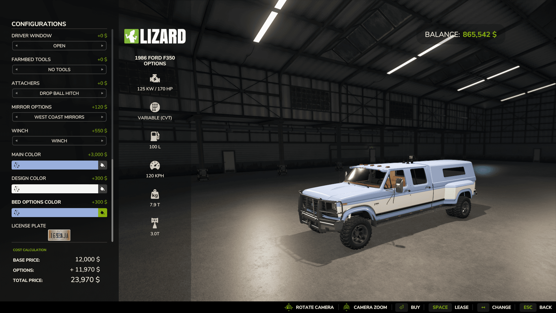 Ford 1986 F350 Options 3