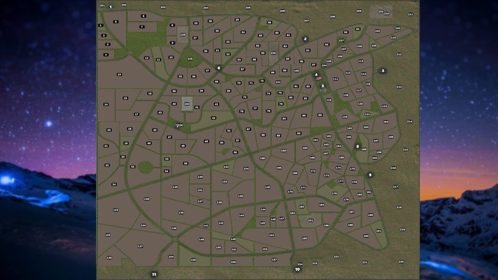 FrechDachs Map 4x 6