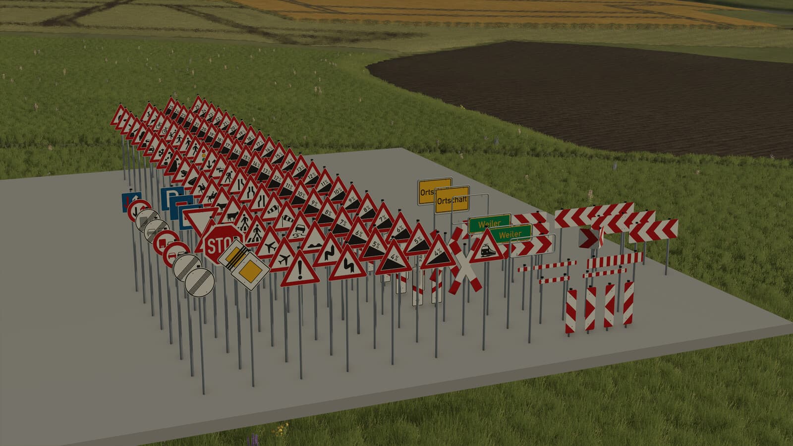 German Traffic Signs (Prefab*)