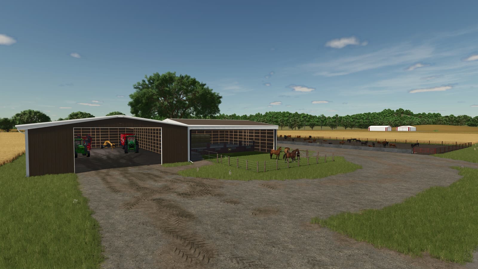 Horse Barn With Storage 5