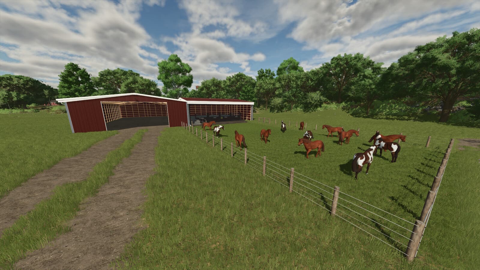 Horse Barn With Storage 2