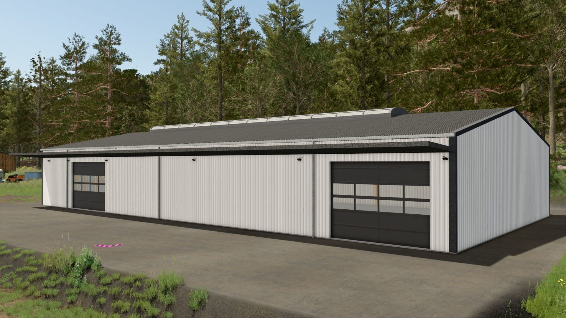 Industrial machine hall