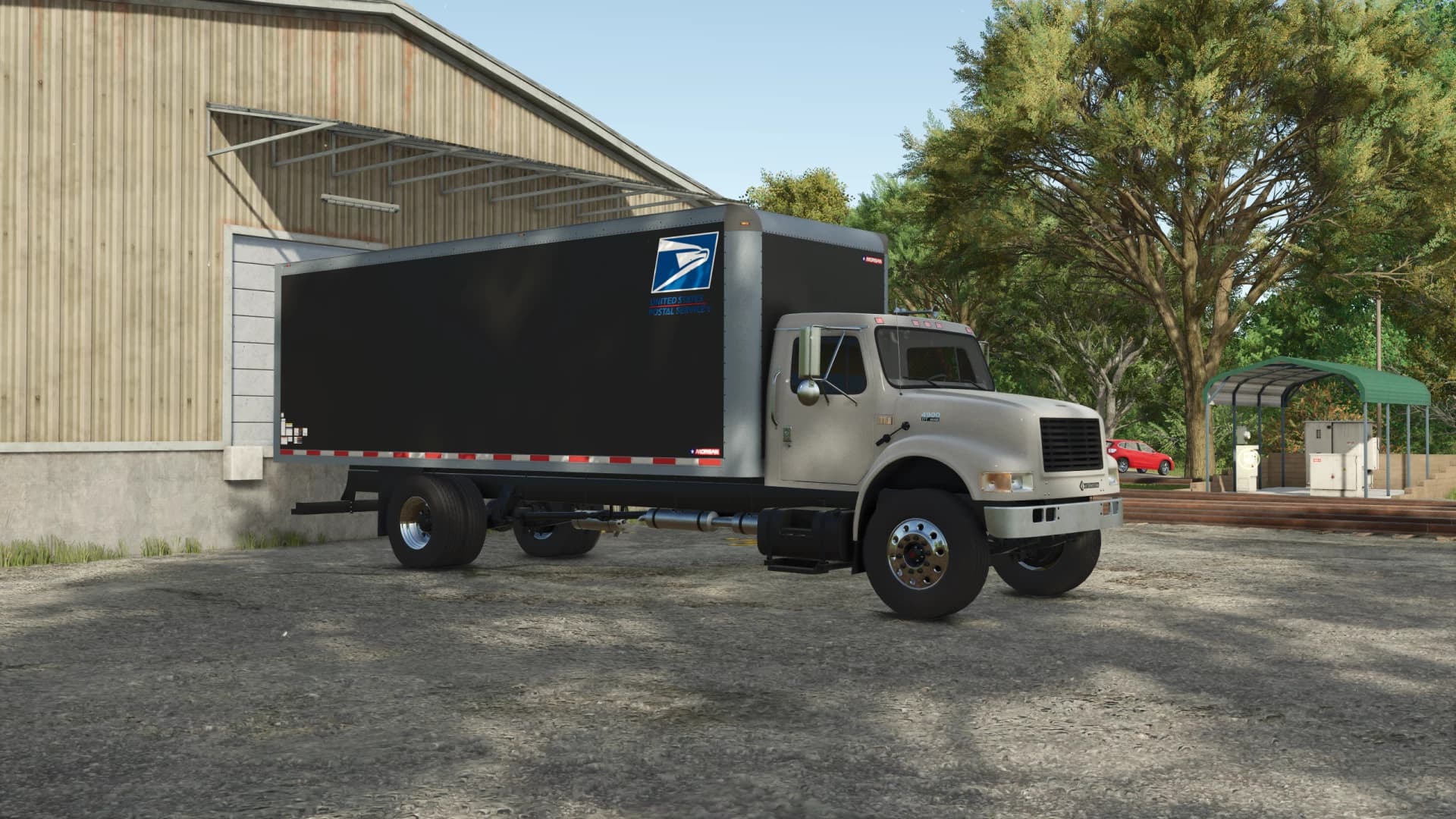 International 4900 Box truck 3
