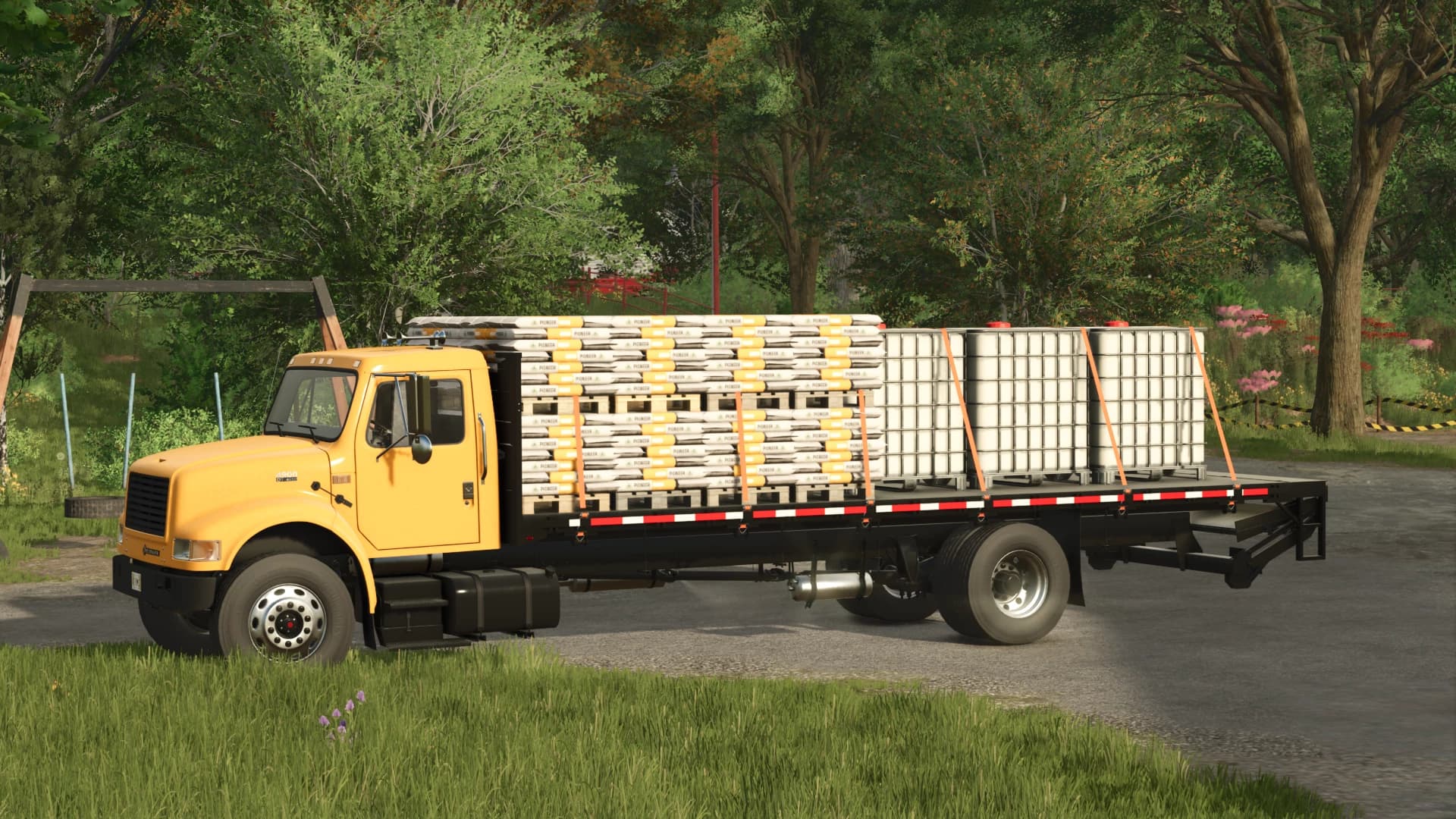 International 4900 Stakebed 5