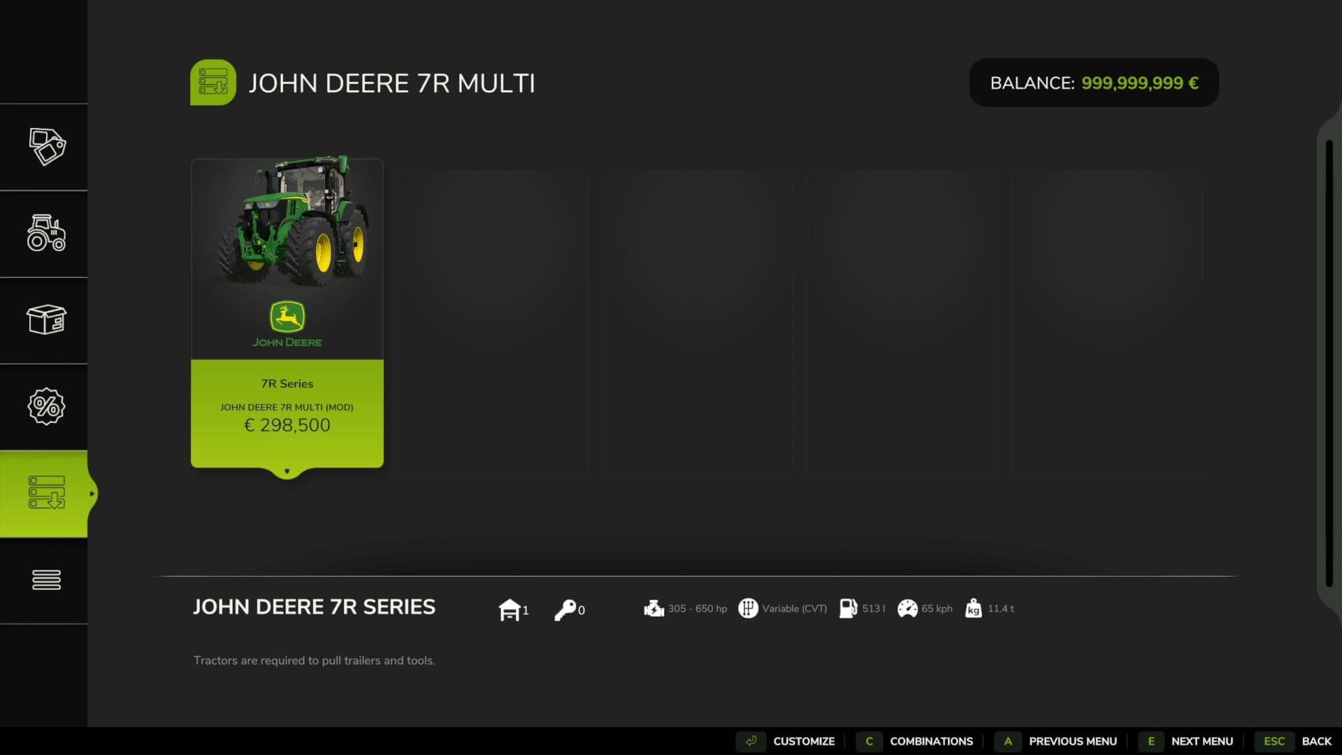 John Deere 7R Multicolor 4