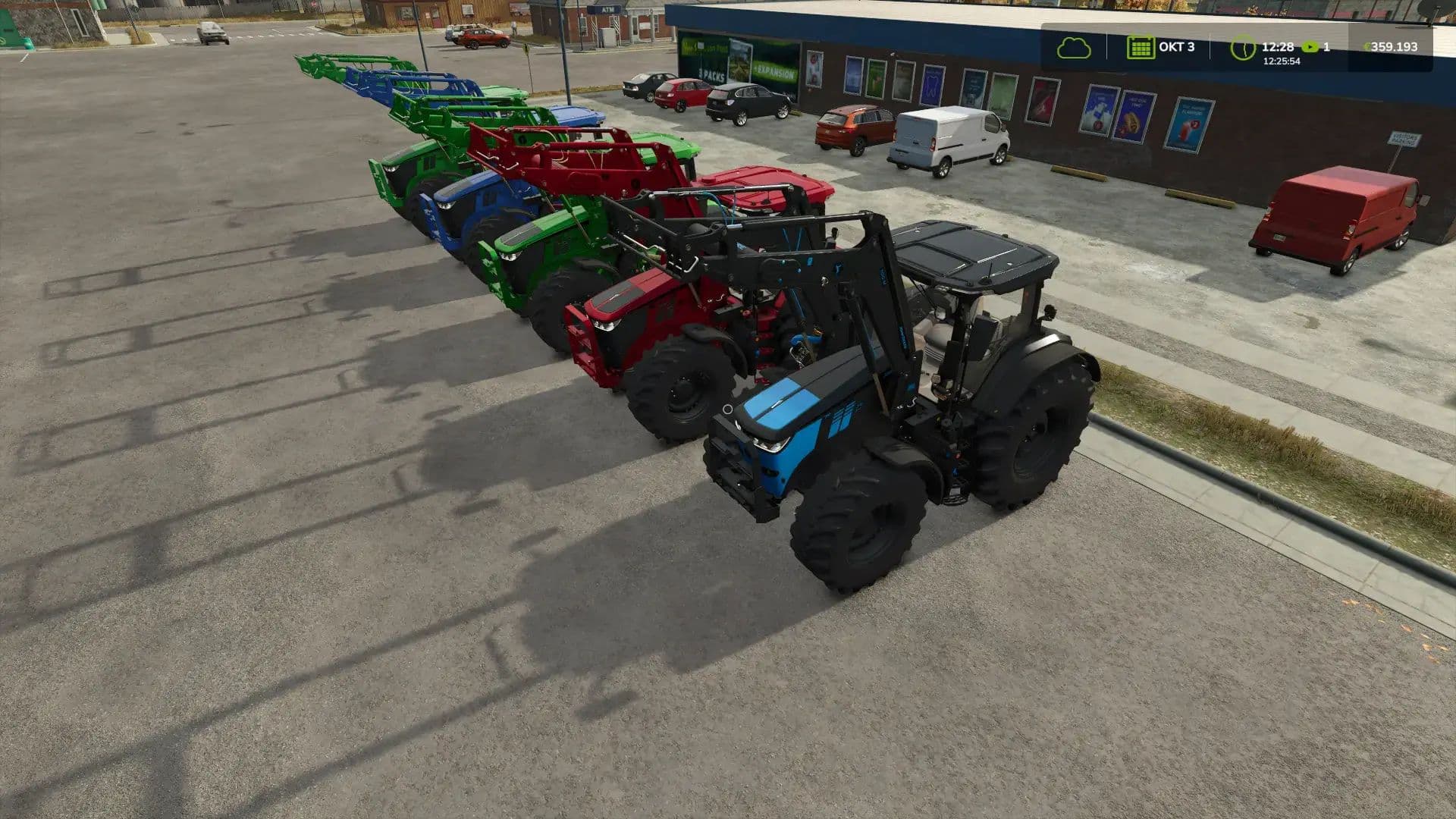 John Deere 7R with front loader 5