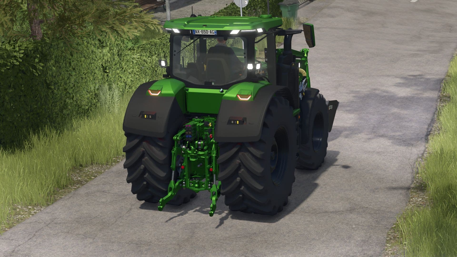 John Deere 7R with front loader 4
