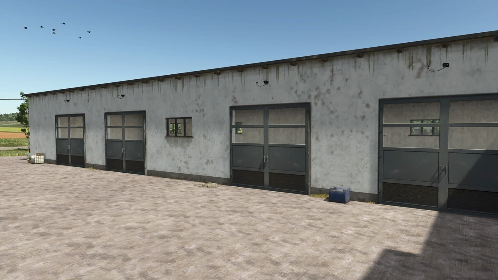 Large U-Shaped Garage 5