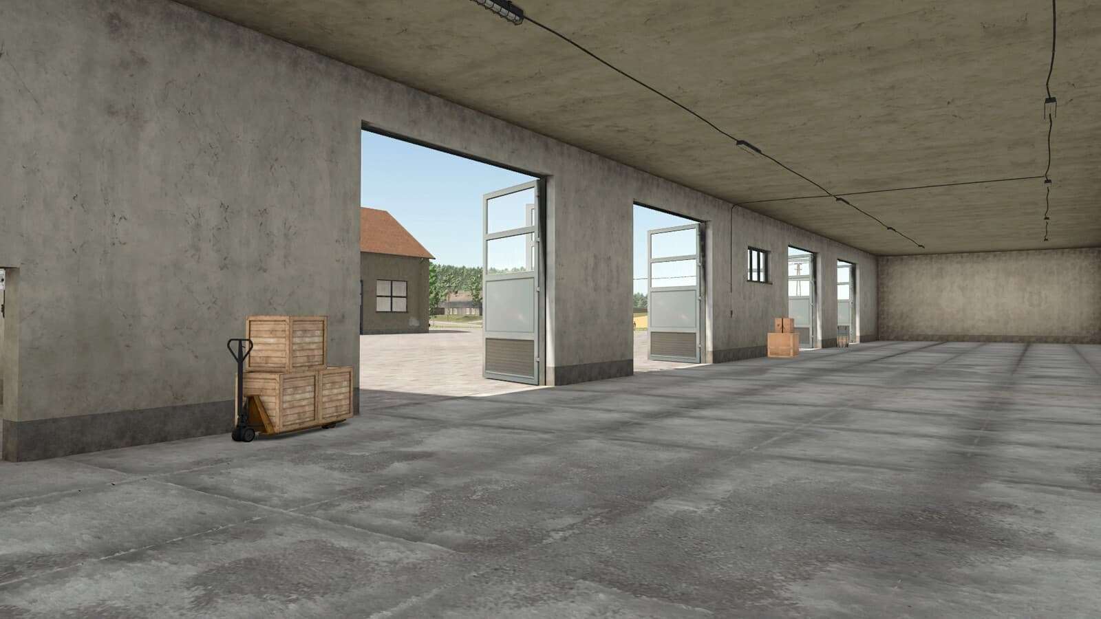 Large U-Shaped Garage 3