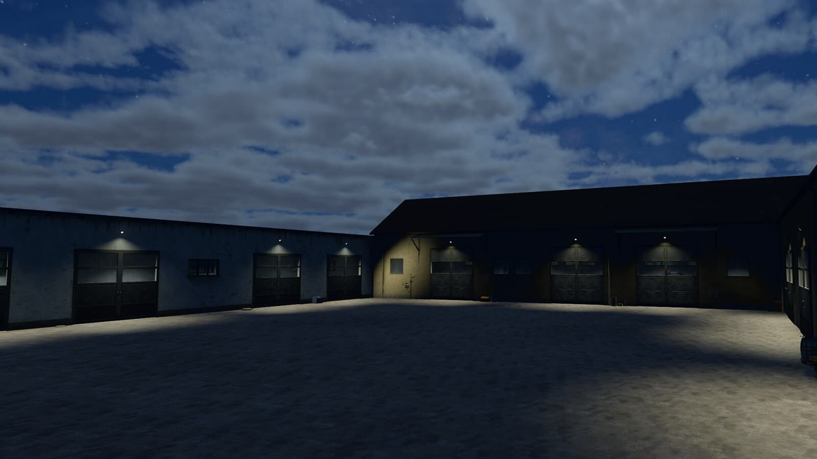 Large U-Shaped Garage 2