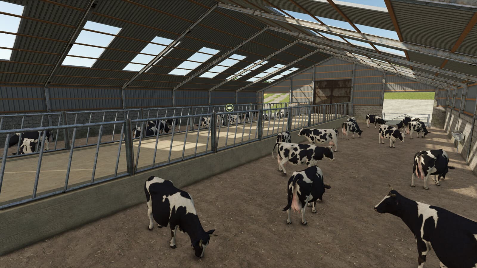 Large UK Indoor Cow Barn 3