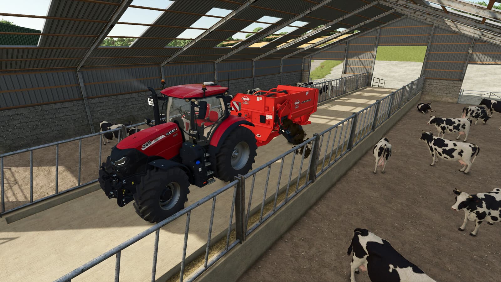 Large UK Indoor Cow Barn 2