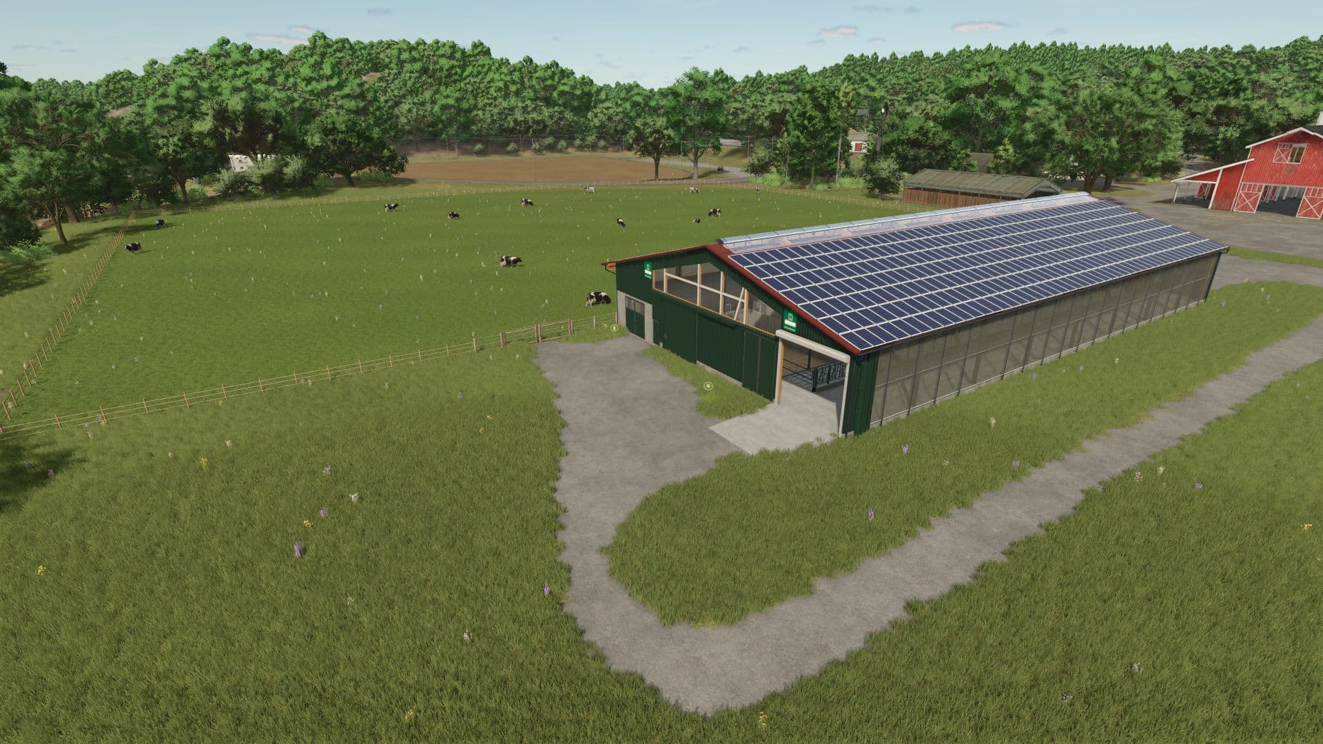 Large cowshed
