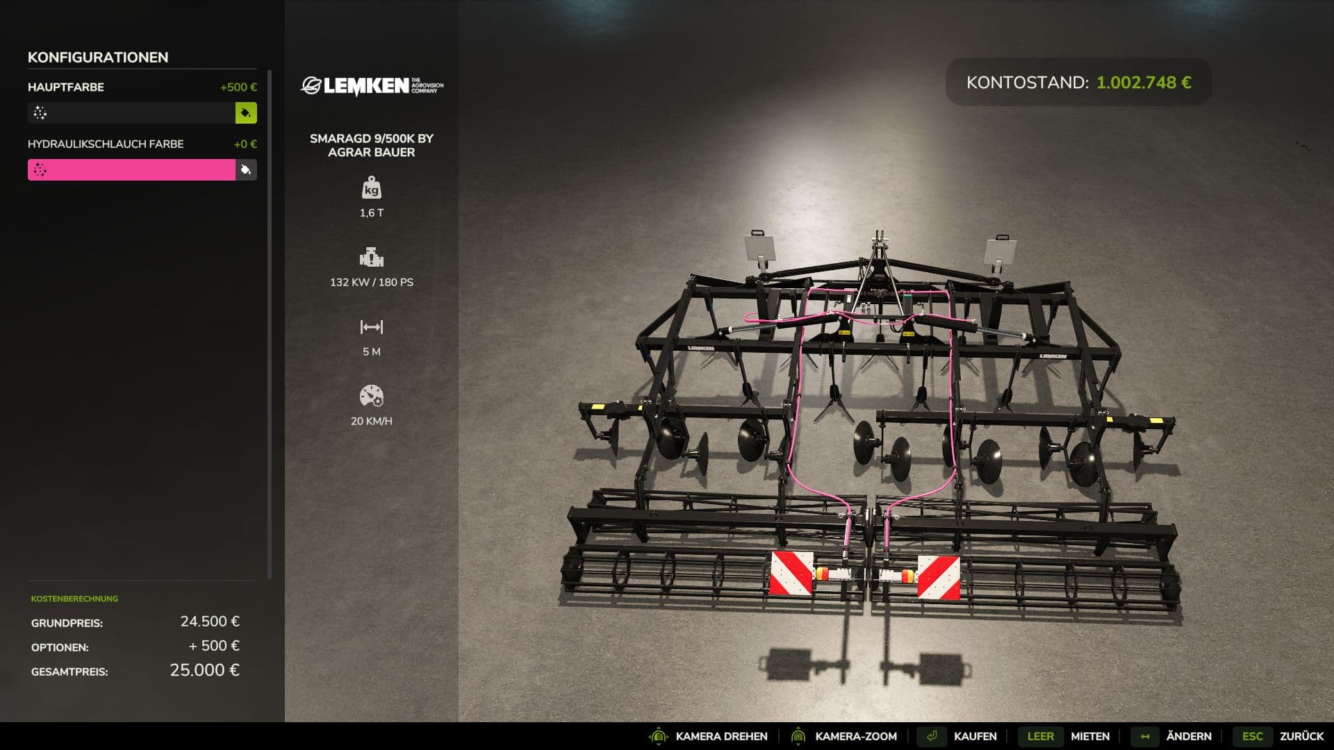 Lemken Smaragd 9500k 5