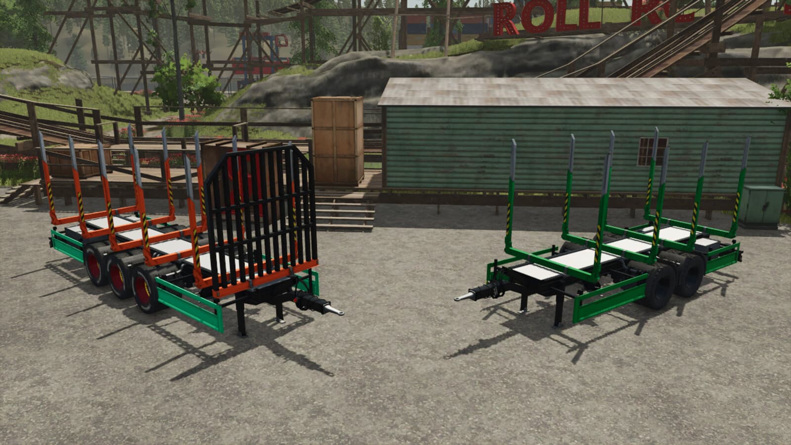 Lizard Short Wood Trailer Pack 4