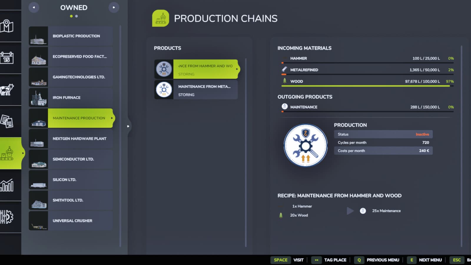 Maintenance Production 3