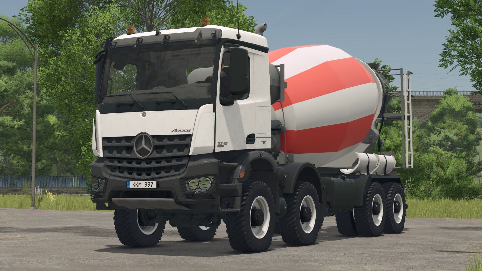 Mercedes Arocs 3245 concrete mixer 5
