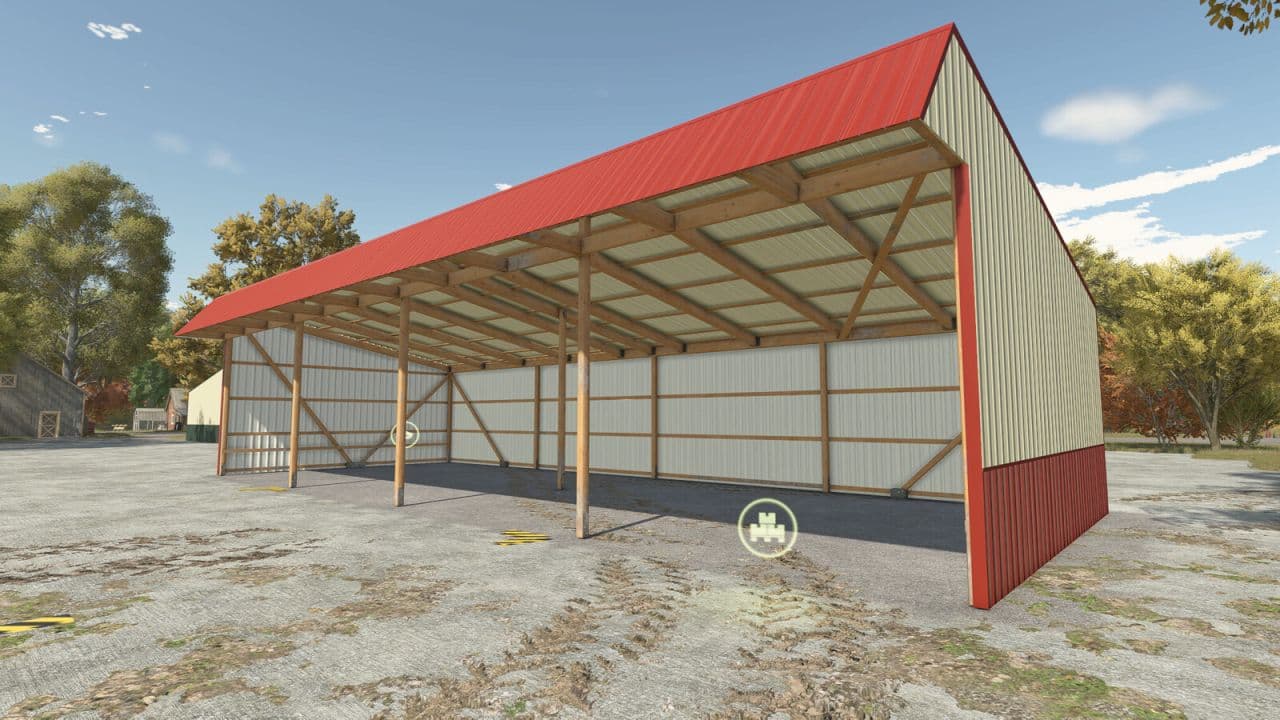 Metal Open Shed 3