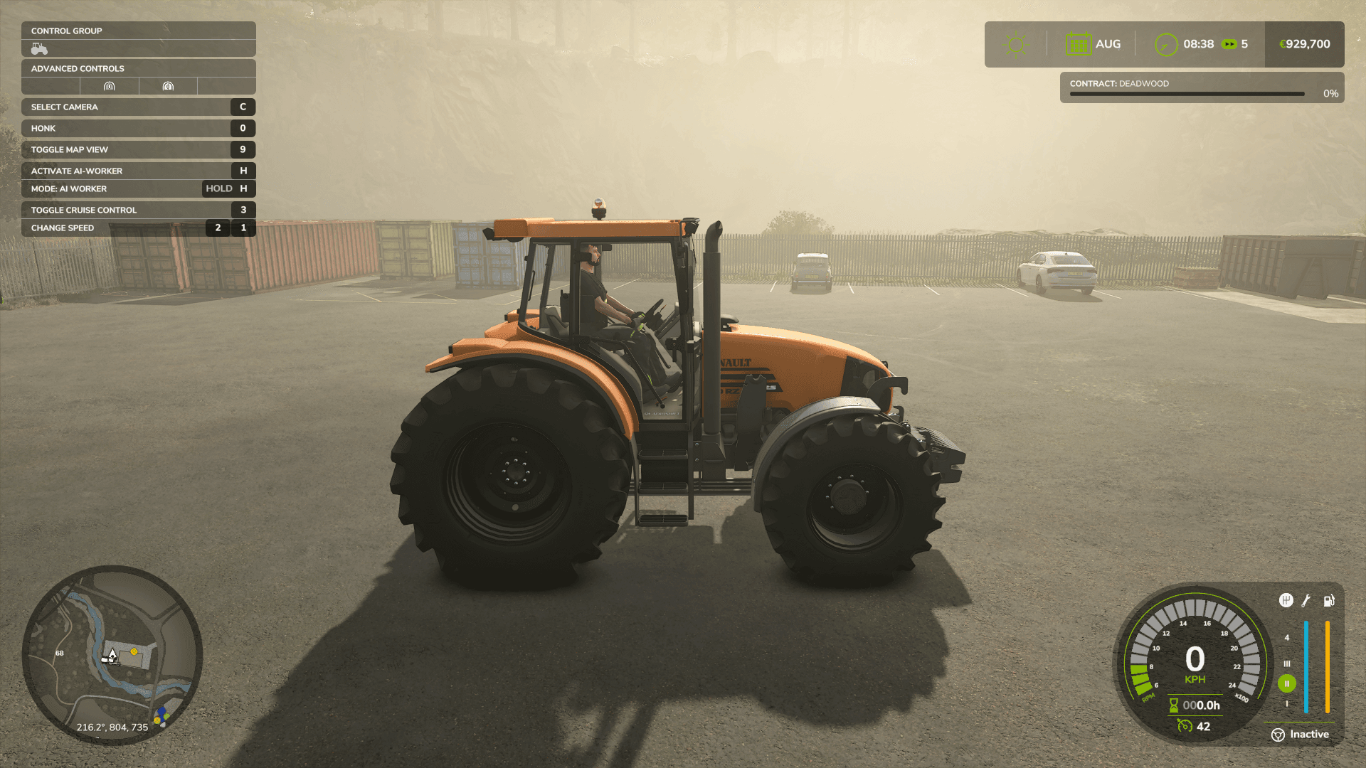 Renault Ares with reversing camera 3