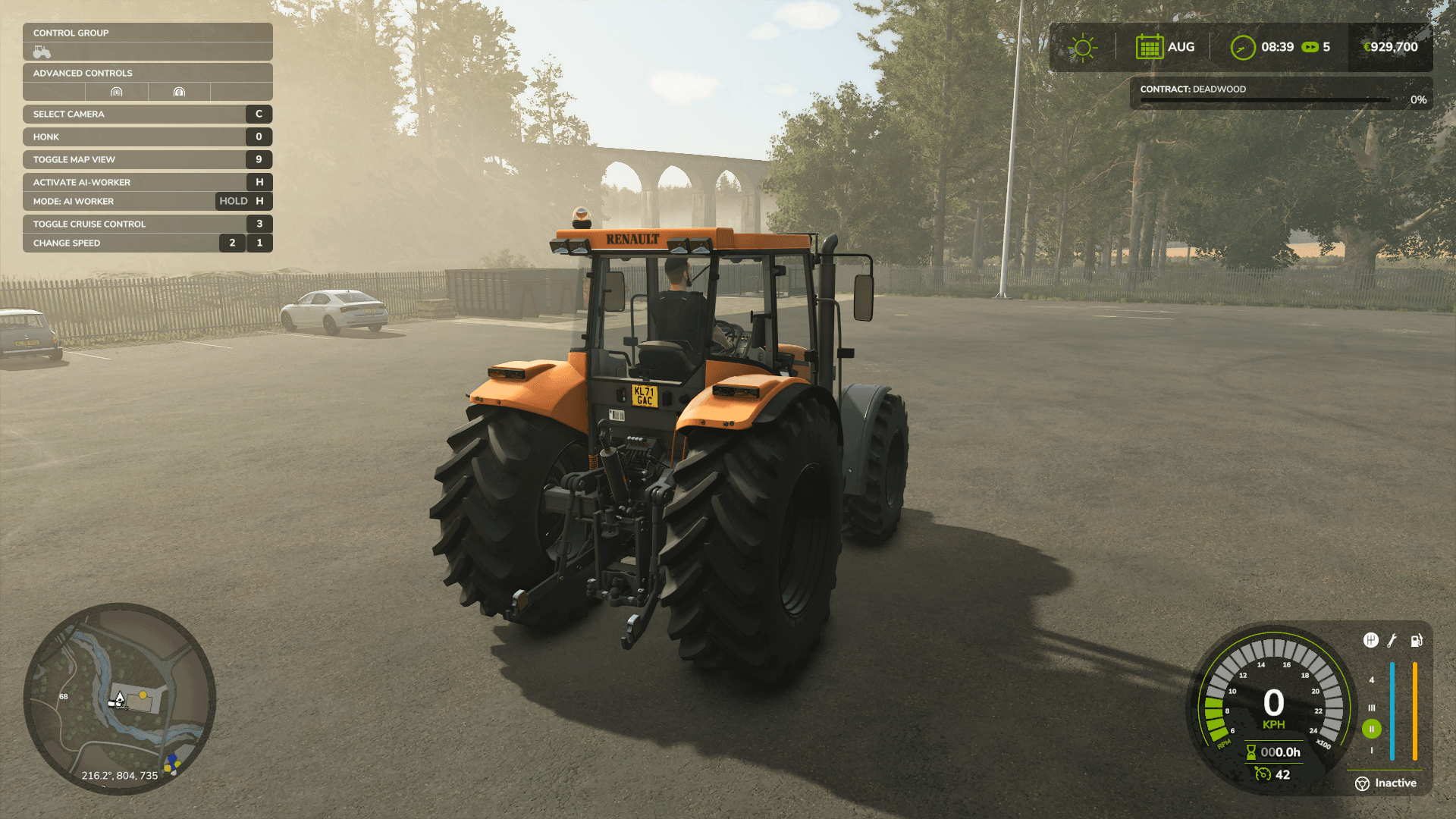 Renault Ares with reversing camera 4