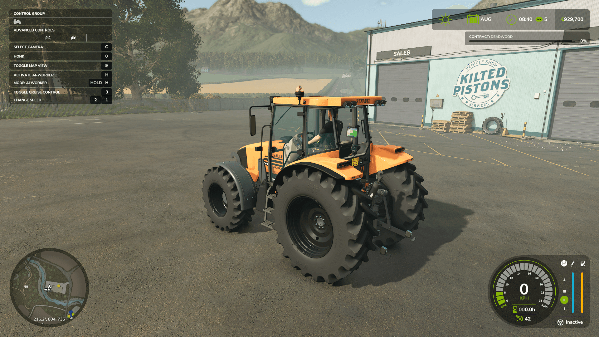 Renault Ares with reversing camera 5