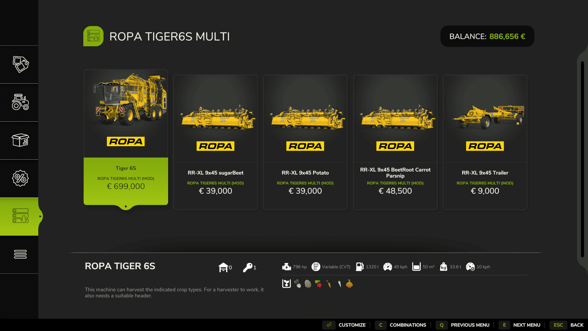 Ropa Tiger 6S Multifruit 3